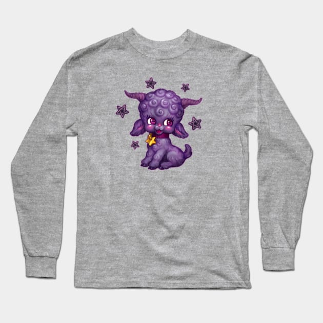 Baby Baphomet Long Sleeve T-Shirt by Marianne Martin